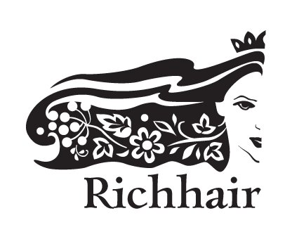 Разработка логотипа компании «Rich&nbsp;Hair»