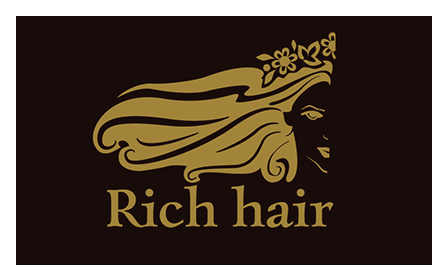Разработка логотипа компании «Rich&nbsp;Hair»