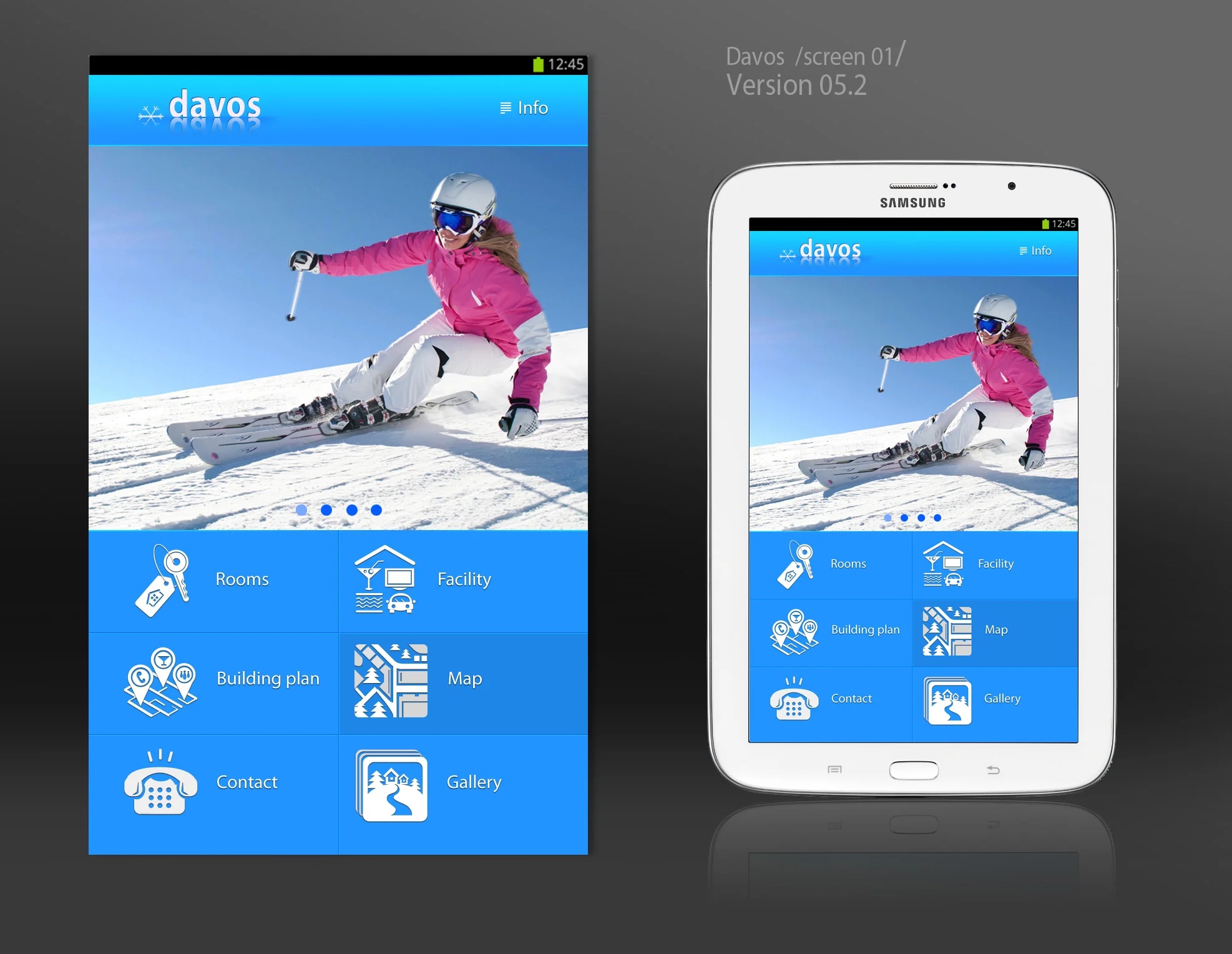 Дизайн иконок для мобильного iOS приложения «Davos»