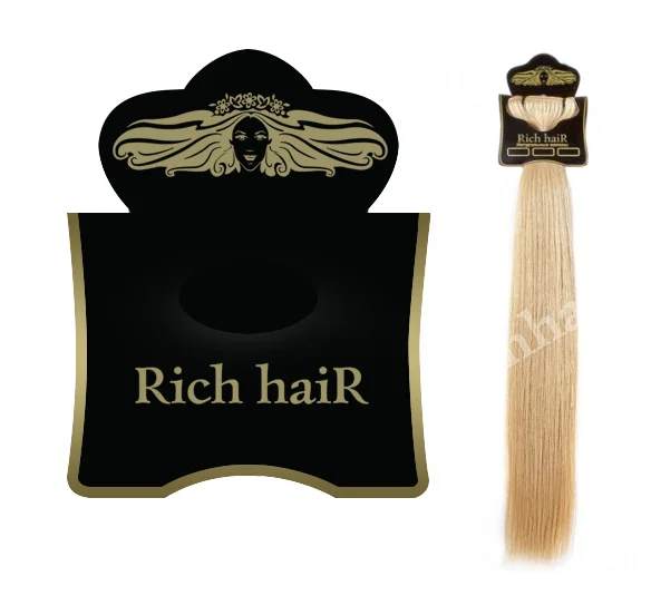 Дизайн этикетки волос Rich Hair